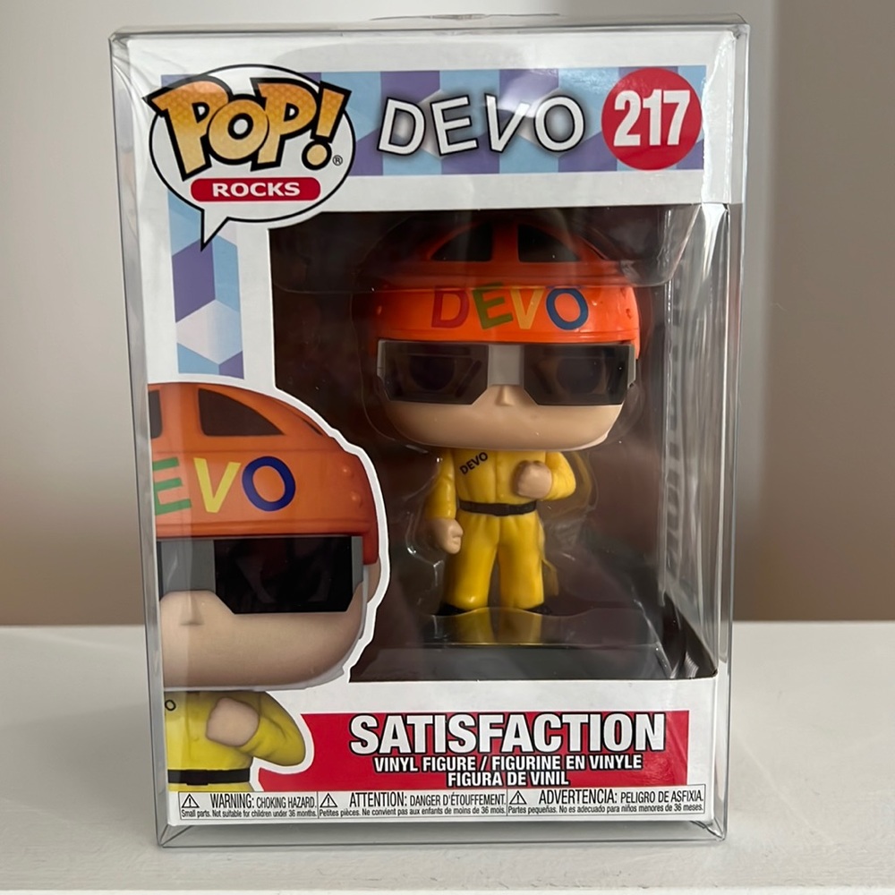 NWT! Funko POP! ROCKS DEVO 217 Satisfaction Vinyl Figure